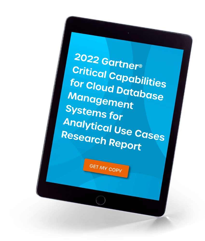 2022 Gartner® Critical Capabilities for Cloud Database Management Systems